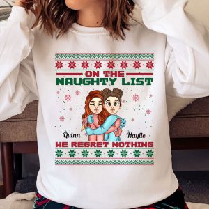 On The Naughty List - Personalized Sweatshirt