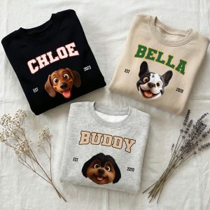 Funny Dog Face - Personalized Sweatshirt