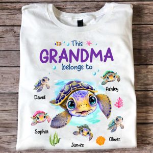 This Grandma Belongs To - PersonalizedOne Size Shirt